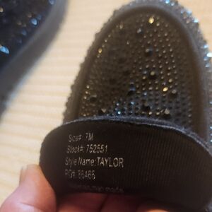 Taylor Women's Black Studded Loafers